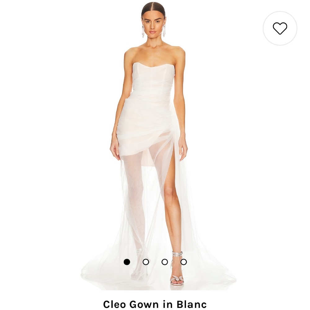 The Bar Cleo Gown in Blanc